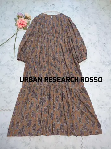 URBAN RESEARCH ROSSO 페이즐리 티어드 원피스