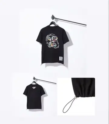 GENIC if 밑단 드로스트 T셔츠