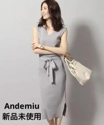Andemiu 썸머 리브 니트 원피스