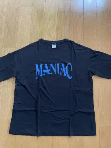 스키즈 MANIAC 반팔 티셔츠 블랙 M 사이즈