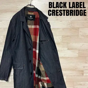 BLACK LABEL CRESTBRIDGE 데님 체스터 코트 M