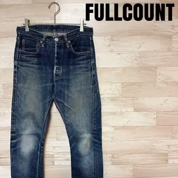 FULLCOUNT 1110 테이퍼드 셀비지 데님 팬츠 청바지