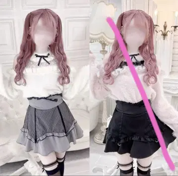 이모짱 시마무라 가슴 부분 레이스 풀오버