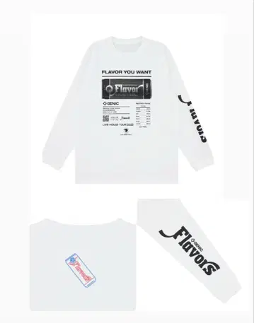 GENIC Flavors 롱 슬리브 T셔츠