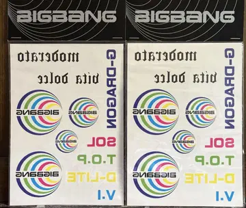 BIGBANG 타투 씰 굿즈