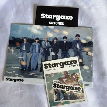 SixTONES Stargaze 클리어 파일 스티커 리스파
