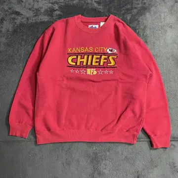 90s Majestic NFL 캔자스시티 치프스 맨투맨 팀