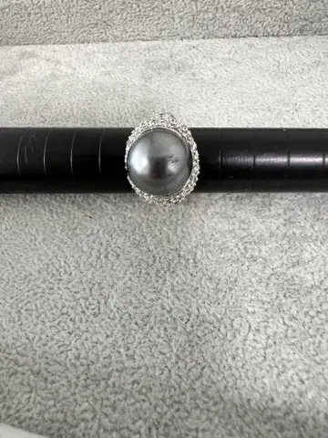 Silver 925 그레이 펄 실버 반지