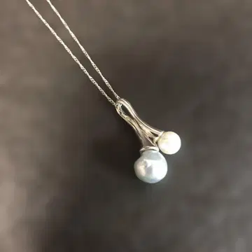 [ SALE ] 실버 펄 펜던트 목걸이
