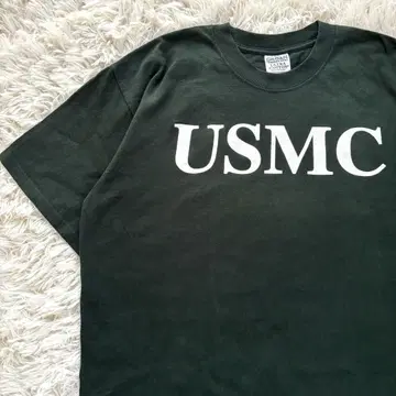 USMC MARINE OFFICER 셔츠 다크 그린 L