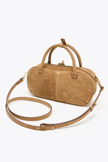zara 더블 핸들 프릿 스웨이드 미니 백