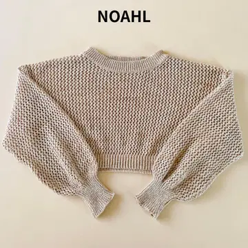노알 NOAHL 메쉬 숏 풀오버 베이지 계열