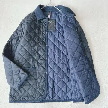 새상품급 타미힐피거 충전솜 퀼팅 코트 네이비 XL 상당