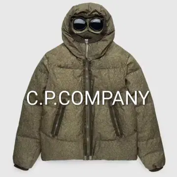 새상품 C.P.COMPANY Co-TeD GOGGLE 다운 자켓 48