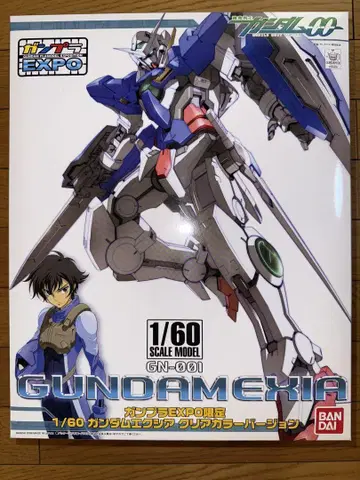 GUNDAMEXIA 1/60 클리어 컬러 버전 EXPO 한정판