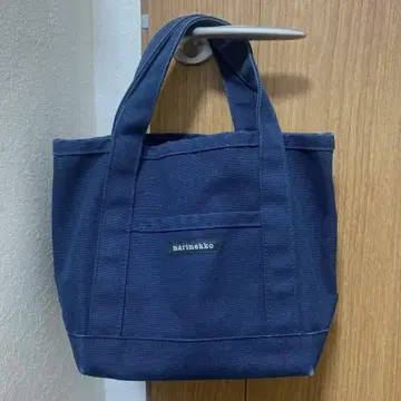 마리메꼬 미니 토트백 네이비 marimekko