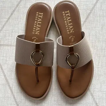 ITALIAN SHOEMAKERS 메탈 모티브 플립플랍