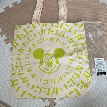 Disney THE MARKET 미키 캔버스 토트백 니가타 한정판