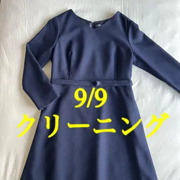 그린 라벨 릴랙싱 원피스 네이비 36