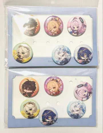 원신 POPUP 테쿠테쿠 모험 미니 캔뱃지 2개 세트