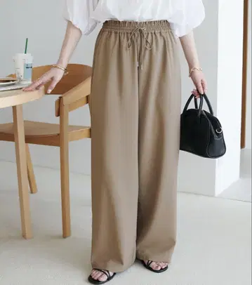 [새상품급] 디스코트 드레이프감 이지 팬츠 깔끔한 슬림 성인 캐주얼