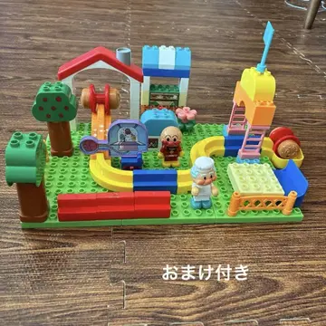 호빵맨 블록 라보 빵을 배달해! 데굴데굴 빵 공장 덤 포함