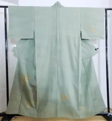 순수 실크 수직 직조 쓰무기지 호몬기 골드 컬러 소나무 자수 S 사이즈