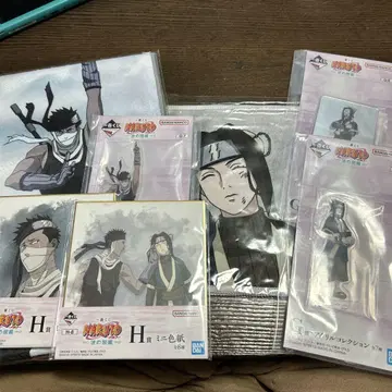 NARUTO 제일복권 화이트 복숭아 지라이야 세트