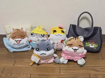 햄스터 구락부 봉제 인형 데님 파우치 메데타이 쇼와 레트로 당시 단종