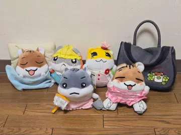 햄스터 구락부 봉제 인형 데님 파우치 메데타이 쇼와 레트로 당시 단종