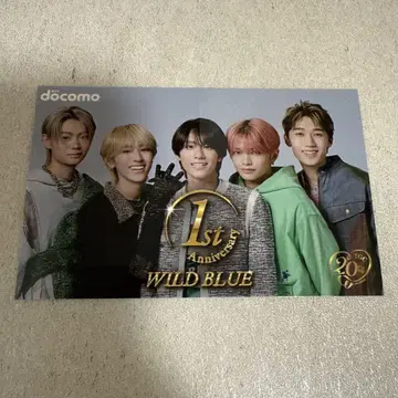 WILDBLUE 1ST ANNIVERSARY docomo 스티커