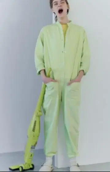 Yarmo  보일러 수트 라임 M 사이즈
