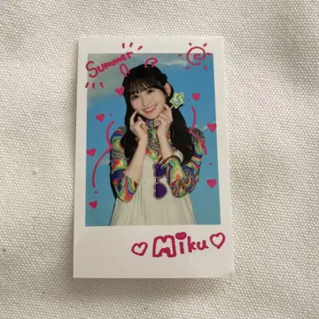 이치노세 미쿠 폴라로이드풍 스티커