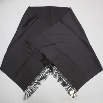 M908-9 새상품 순수 실크 숄 블랙 컬러 와양 겸용 대형 실크