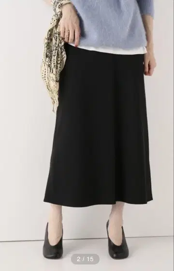 plage WONI Bias 스커트 블랙 38 플라주