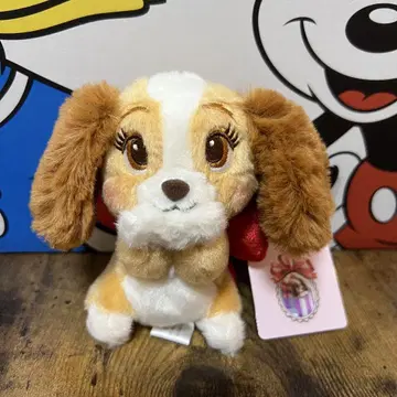 레이디 봉제 인형 키체인 LADY AND THE TRAMP 70TH