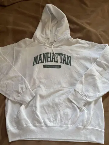 MANHATTAN 재스퍼즈 농구팀 후드 부착 후드티 M 사이즈