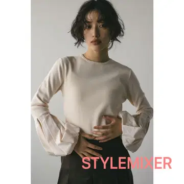 STYLEMIXER 스타일믹서 벌룬 슬리브 콤비네이션 탑