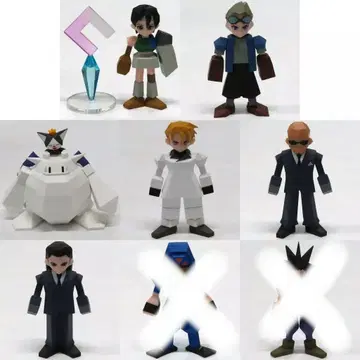 파이널 판타지 복권 미니 피규어 FF 세븐 피규어