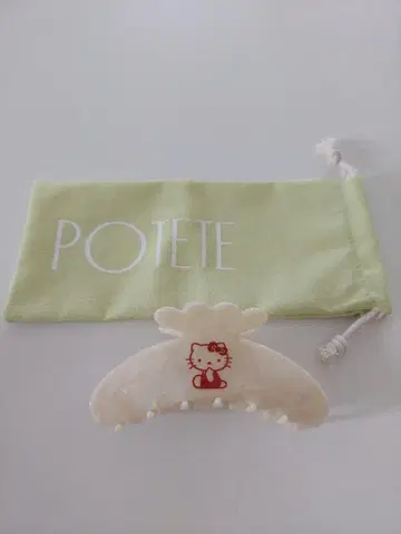 POTETE 포테테 헤어 클립 헬로키티