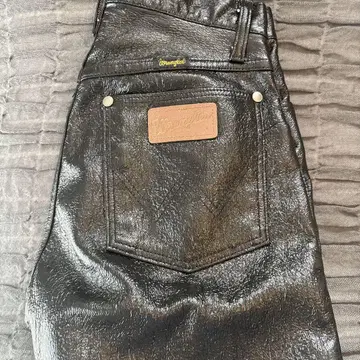 Wrangler 블랙 스트레이트 데님