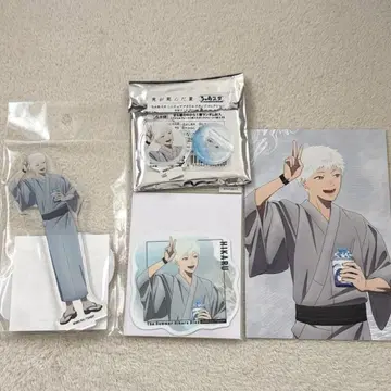 빛이 죽은 여름 아크릴 스탠드 유카타 히카루 스티커 특전 엽서