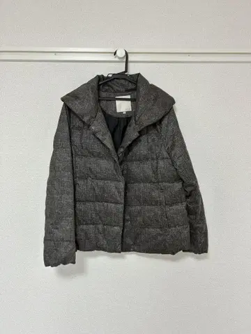 다운 자켓 그레이 계열 사이즈 46