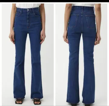 MOUSSY HW Rebirth FLARE BLU 데님 팬츠/24