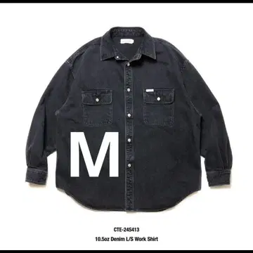M cootie 데님 셔츠 2024 BLACK