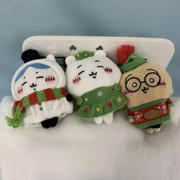 치이카와 하치와레 토끼 해피 홀리데이 안녕 침대와 이어지는 마스코트 세트