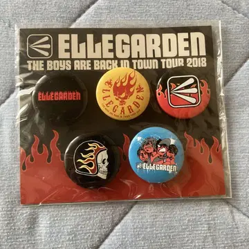 ELLEGARDEN 2018 투어 캔뱃지 세트