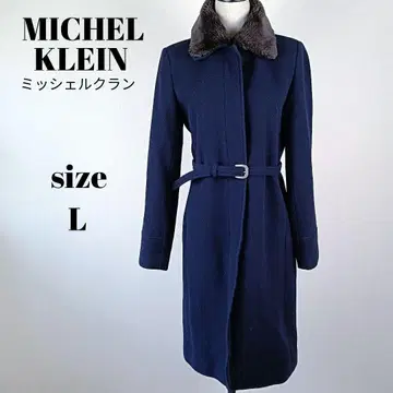 [ a1220 ] MICHEL KLEIN 울 아우터 롱 코트 40