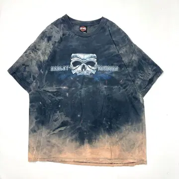 90s 00s Harley-Davidson 할리 티셔츠 스컬