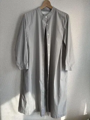 MUJILABO 셔츠 원피스 그레이